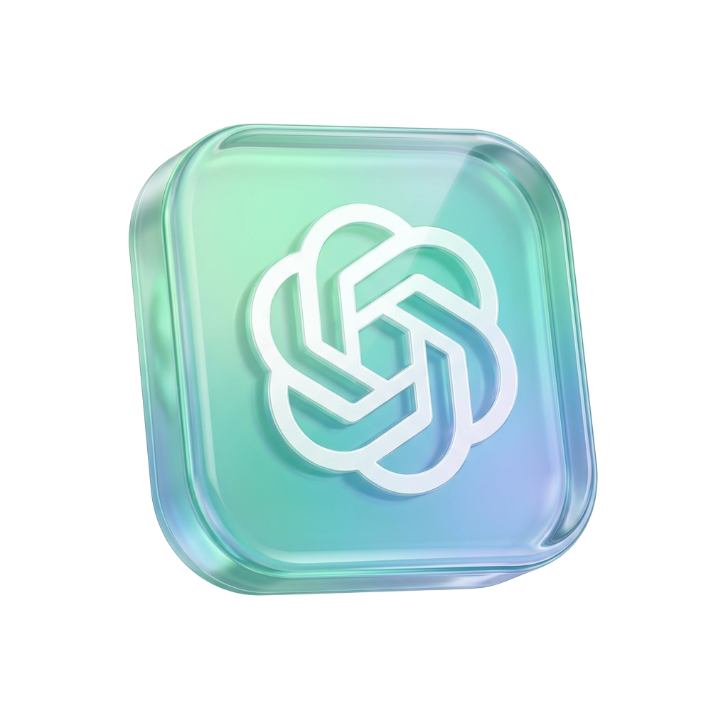 ChatGPT 3D logo